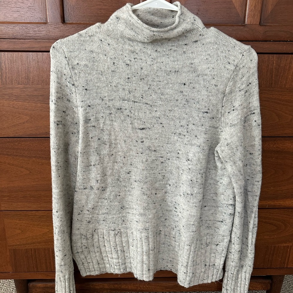 Madewell Women's Gray Turtleneck Sweater